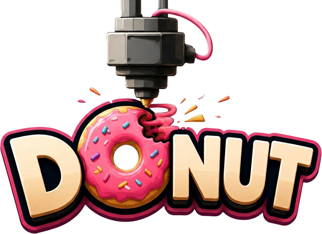 Donut 3D Printing logo
